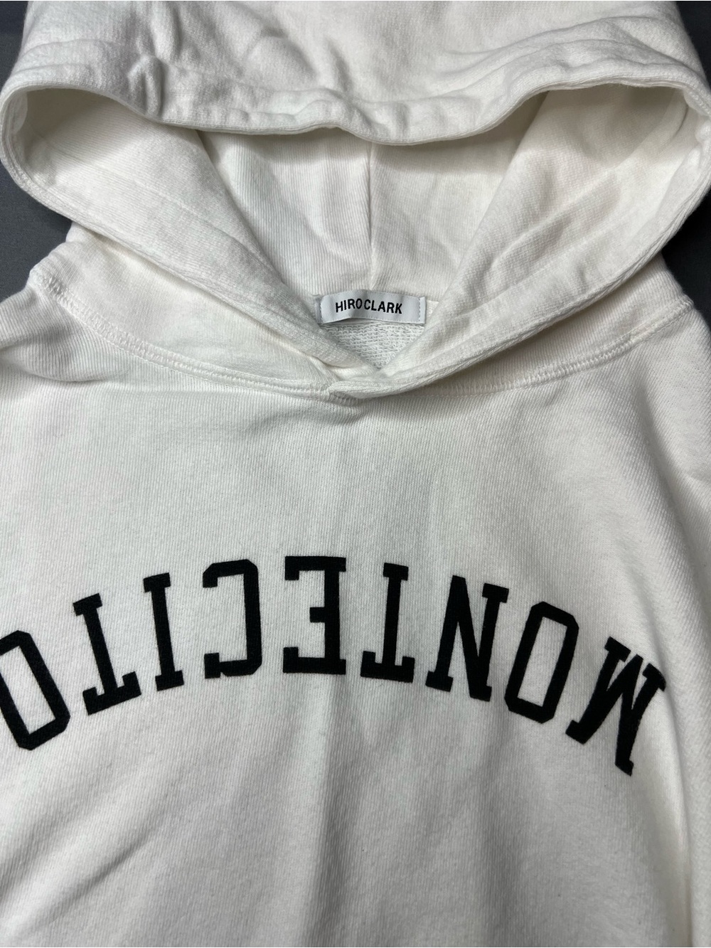 HIRO CLARK Montecito HMS Aviation Hoodie Medium, Made in Canada, 100% Cotton
